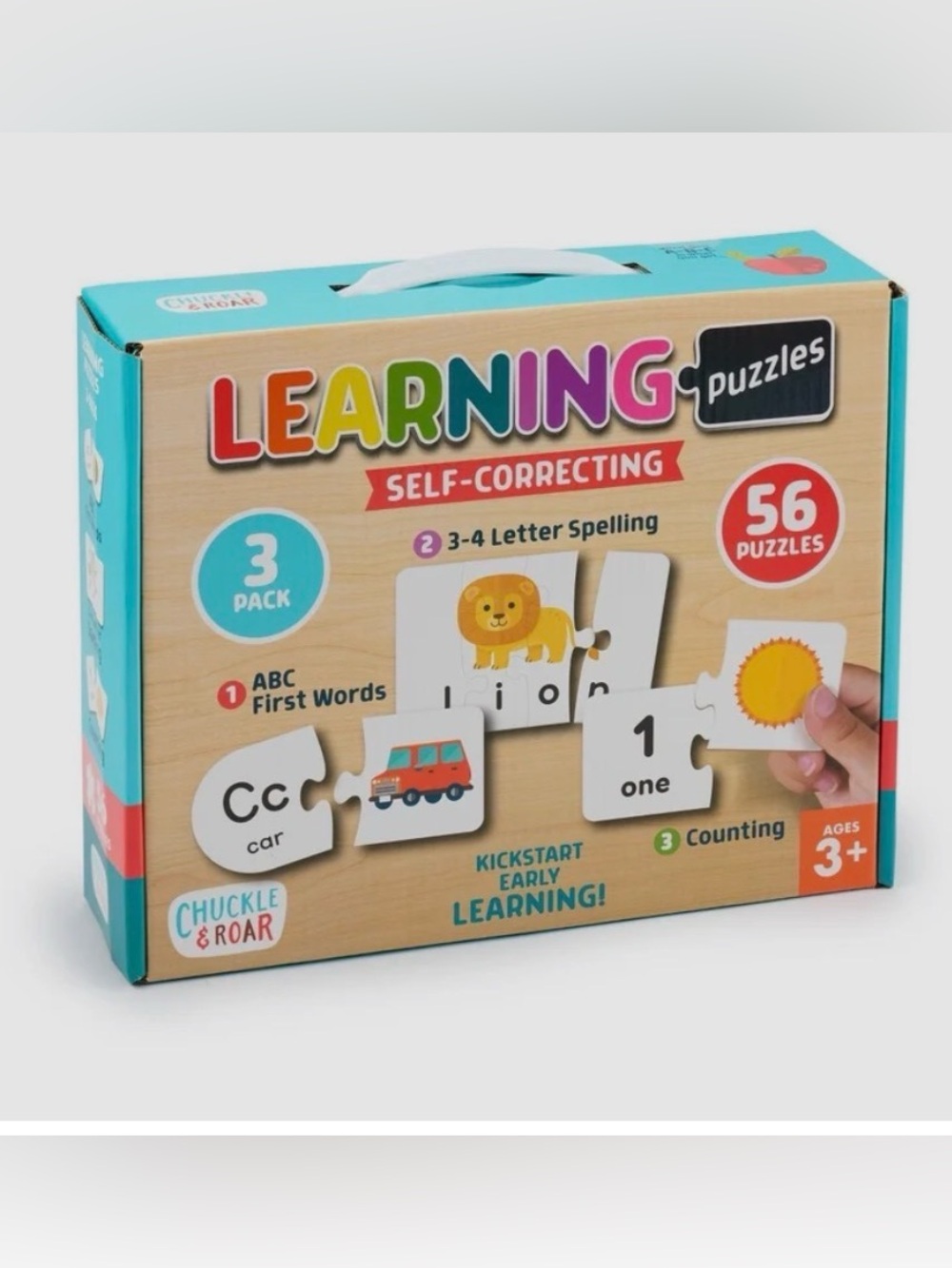 Learning Puzzles - Self-Correcting 56-Piece Set (Multicolor)